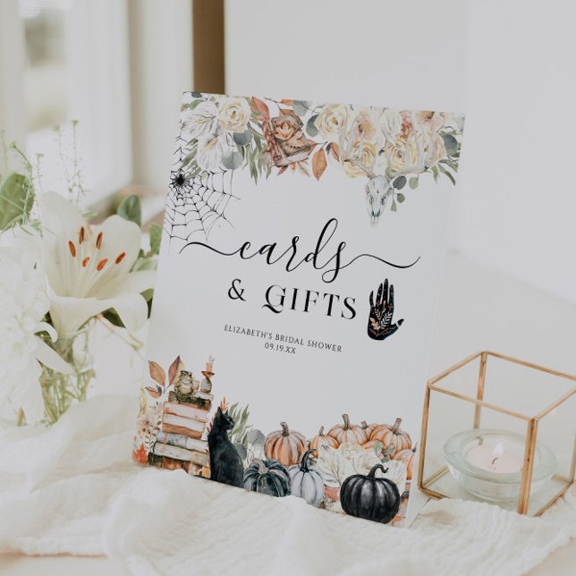 Expositor En L Halloween Bridal Shower | Tarjetas y regalos (Subido por el creador)