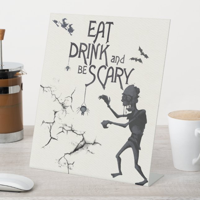 Expositor En L Halloween Buffet Food Table (In Situ)