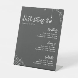 Expositor En L Halloween Charcoal Gray Bridal Shower Bar