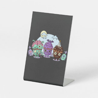 Expositor En L Halloween con torta zombie
