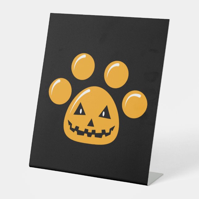 Expositor En L Halloween Dog Paw (Anverso)