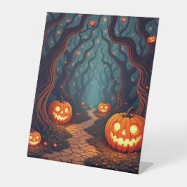 Expositor En L Halloween felizmente espeluznante