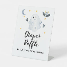 Expositor En L Halloween Ghost Baby Shower Diaper Raffle