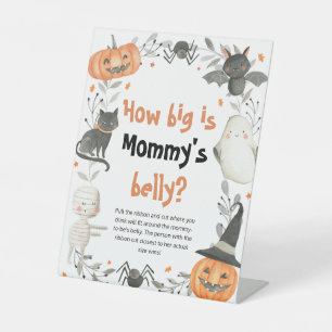 Expositor En L Halloween lo grande que es el juego de ducha Belly
