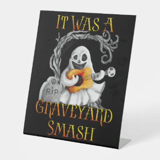 Expositor En L Halloween Monster Mash Fantasma Graveyard