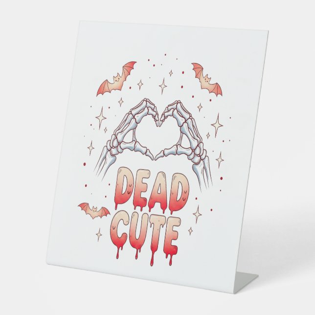 Expositor En L Halloween Skeleton Hands Heart, Bats & Blood (Anverso)