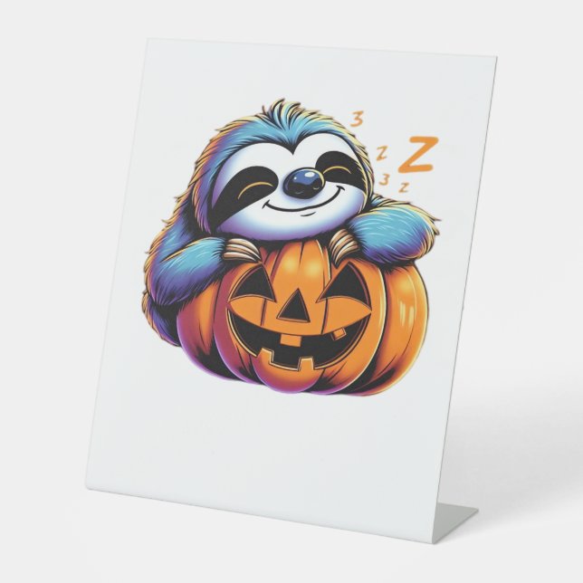 Expositor En L Halloween Sloth Lover Costume camiseta esencial (Anverso)