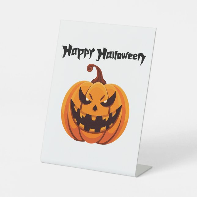 Expositor En L Happy Halloween Panneau sur pied (Anverso)