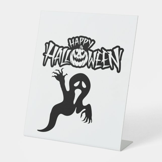 Expositor En L Happy Halloween Panneau sur pied (Anverso)