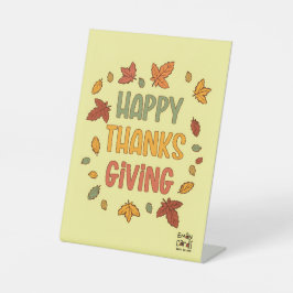Expositor En L happy Thanksgiving - Yellow Theme