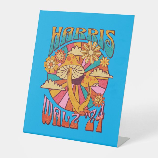 Expositor En L Harris Walz 2024 para presidente (Anverso)