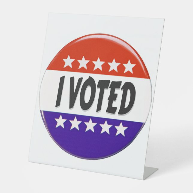 Expositor En L He votado (Anverso)