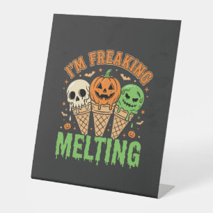 Expositor En L Helado derritiéndose de Halloween