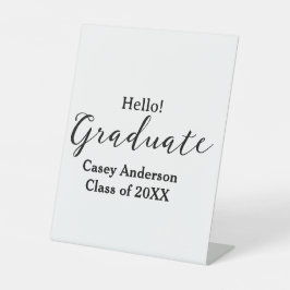 Expositor En L Hello graduate class of 20XX name congrats stylish