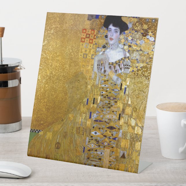 Expositor En L Hermosa mujer en oro Gustav Klimt (In Situ)