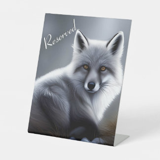 Expositor En L Hermoso Fox plateado
