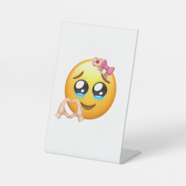Expositor En L Hermoso Letrero de Emoji Sonriente para Oficina 