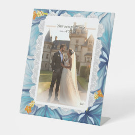 Expositor En L Hibiscus & lace TURQUOISE