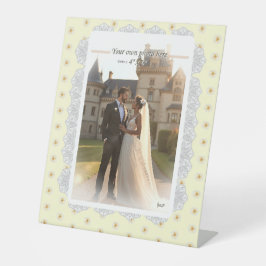 Expositor En L Hibiscus & lace YELLOW