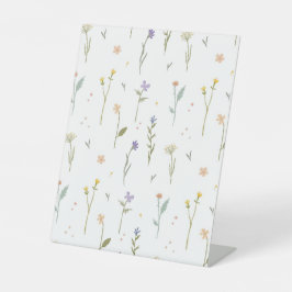 Expositor En L Hibiscus Watercolor Botánico Blooming Seamless