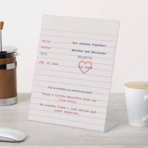 Expositor En L Historia de Amor Fecha de Entrega Tarjeta de Bibli