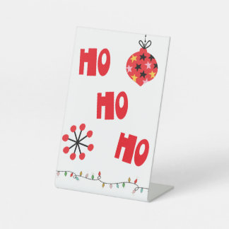 Expositor En L Ho Ho Ho Ho Red Bell y Luces