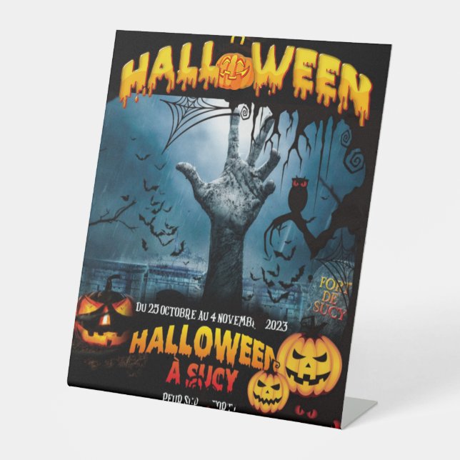 Expositor En L Hola Halloween (Anverso)