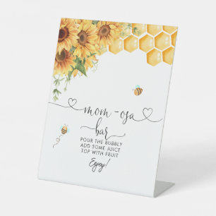 Expositor En L Honey Bee Y Sunflowers Mom-osa Bar