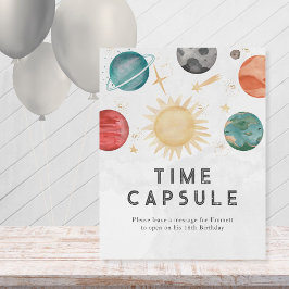 Expositor En L Hora del espacio exterior Cápsula Primera Mesa de 