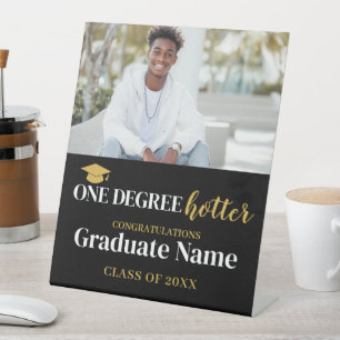 Expositor En L Hotter de un grado - Graduación de oro negro 1 fot