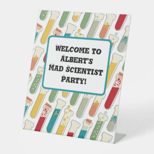 Expositor En L Huella de Tubo de Prueba de Química Moderna de Mid