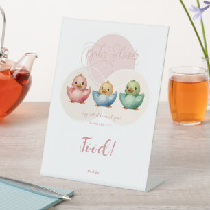 Expositor En L Huevos de Pájaro Kawaii de Colores Pastel para Com