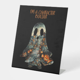 Expositor En L Humor fantasma de Halloween Affirmation