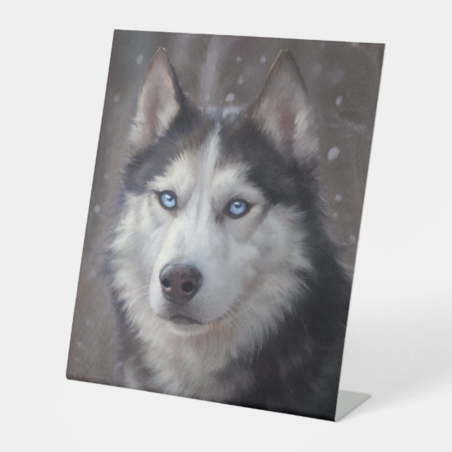 Expositor En L Husky Siberian (Anverso)