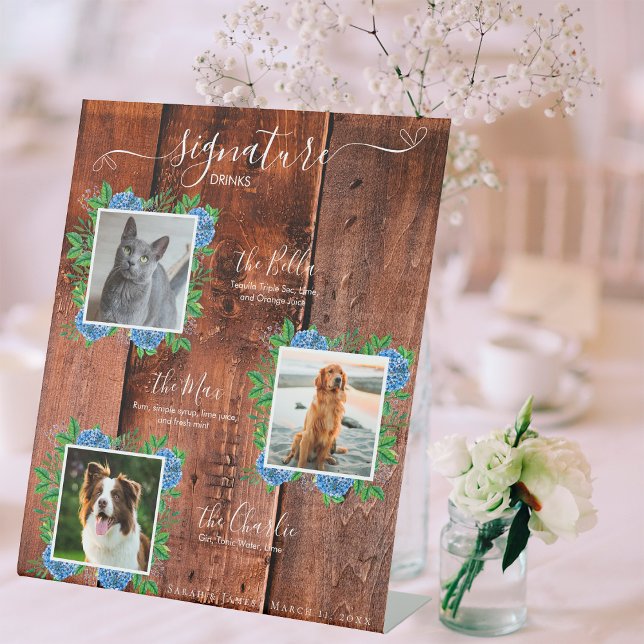 Expositor En L Hydrangea 3 Foto Madera Bebida Personalizada para  (Subido por el creador)