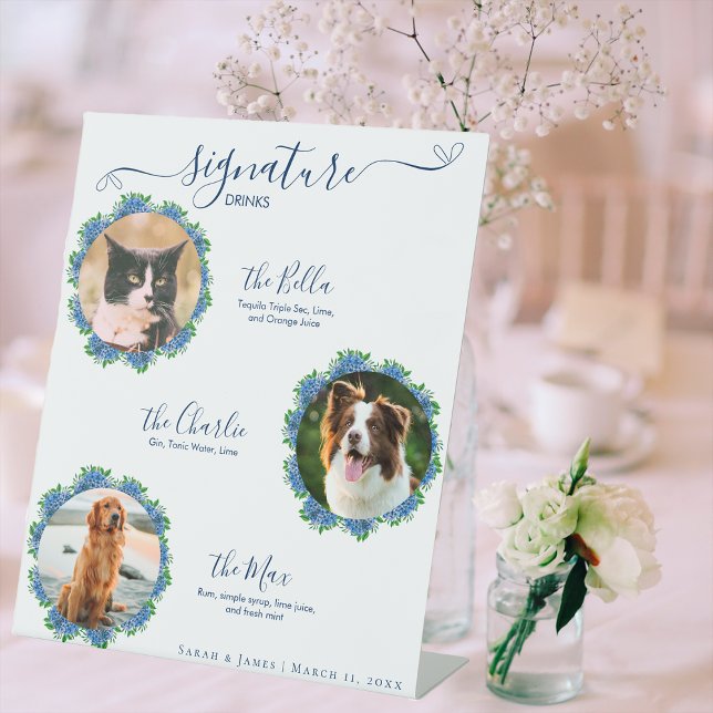 Expositor En L Hydrangea 3 Mascota de Boda de bebidas con firma f (Subido por el creador)