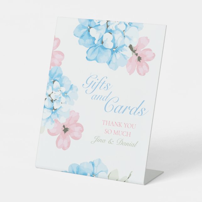 Expositor En L Hydrangeas Pastel Bloom (Anverso)