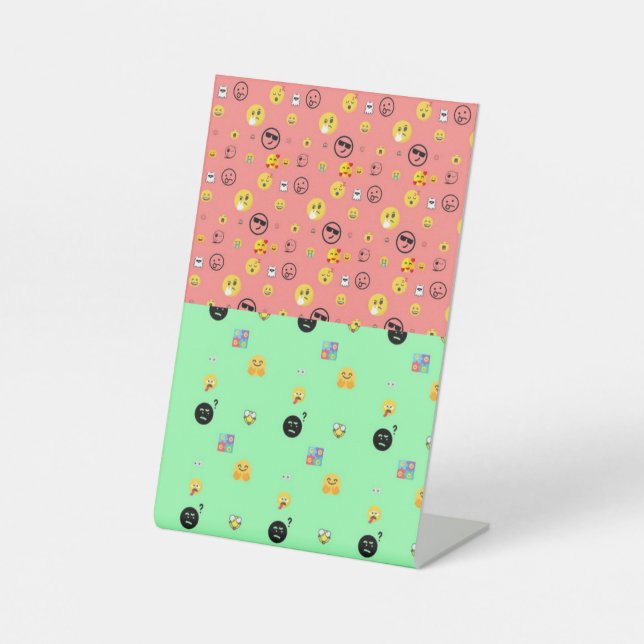 Expositor En L idea de emoji (Anverso)