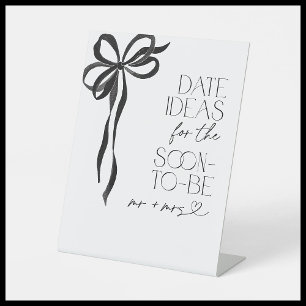 Expositor En L Ideas de fecha Black Bow Bridal Shower Game