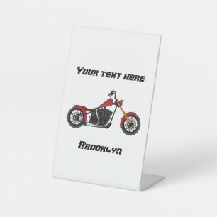 Expositor En L Ilustracion de motocicleta estilo helicóptero