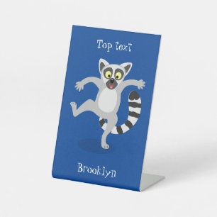 Expositor En L Ilustracion de personalizado bailador de lémur de 