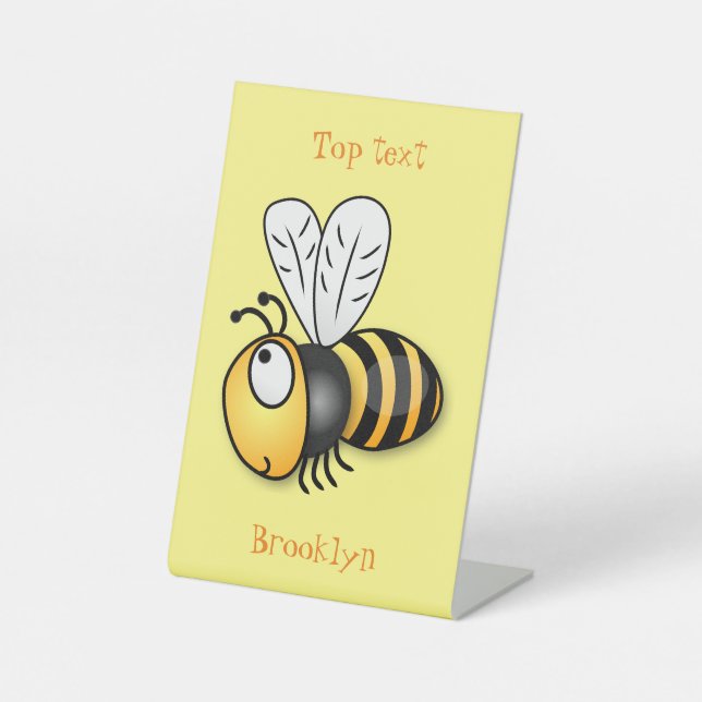 Expositor En L Ilustracion de personalizado de abejas alegres (Anverso)