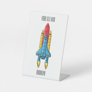 Expositor En L Ilustracion de personalizado de buques de cohetes