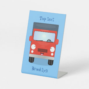 Expositor En L Ilustracion de personalizado de camión de kawaii r