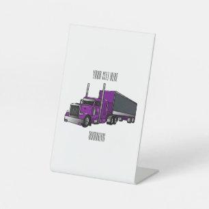 Expositor En L Ilustracion de personalizado de camiones semirremo