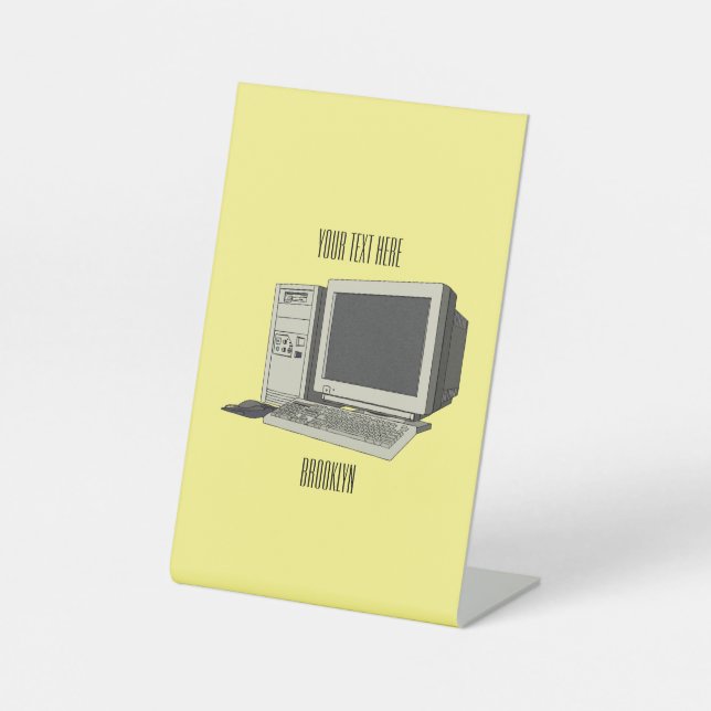 Expositor En L Ilustracion de personalizado de equipos (Anverso)