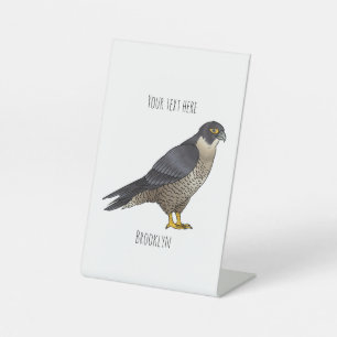 Expositor En L Ilustracion de personalizado de halcón peregrino
