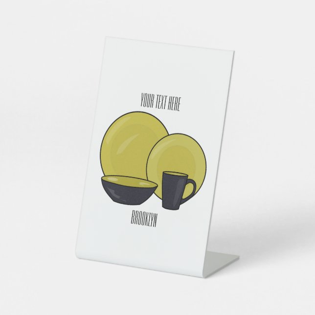 Expositor En L Ilustracion de personalizado de juego de mesa (Anverso)