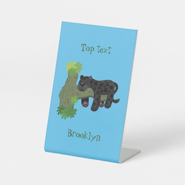 Expositor En L Ilustracion de personalizado de pantera negra de j (Anverso)