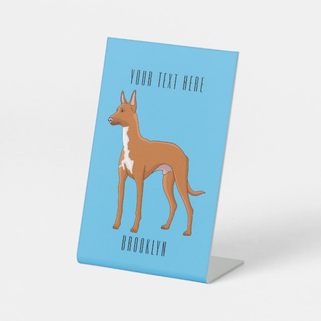 Expositor En L Ilustracion de personalizado de perro perrito (Anverso)